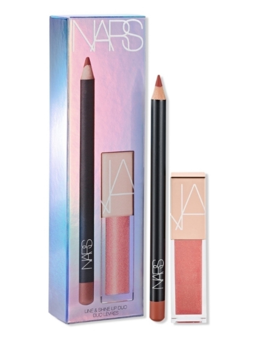 NARS LIMITED EDITION LINE & SHINE LIP DUO;—ROSEBUD / ORGASM